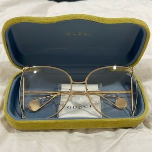 Authentic Gucci Gold Frame Glasses